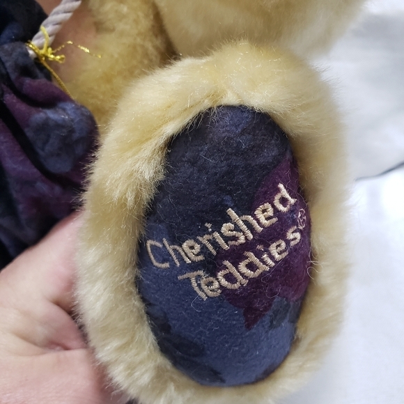 Vintage Cherished Teddies Frienship Teddy Bear Plush 10" Stuffed Animal Posable - Picture 7 of 14